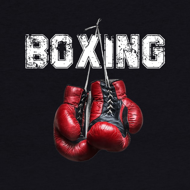 Funny Boxing T-Shirt - I Love Boxing by aaltadel